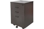 Mobile drawer unit from the Rapid Worker Range, locking, with 2x personal drawers & 1x file drawer, in Ironstone.